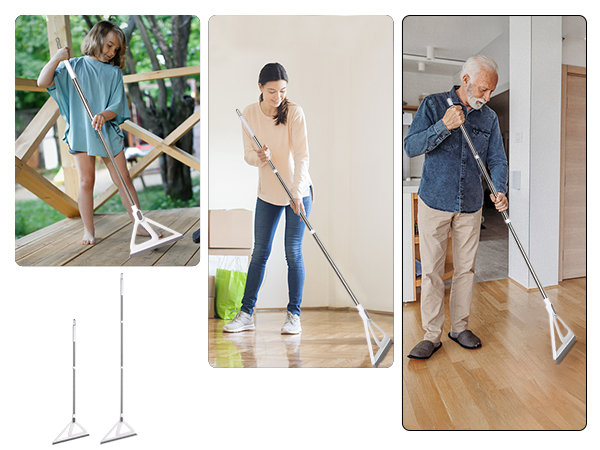 suqeegee broom for different people