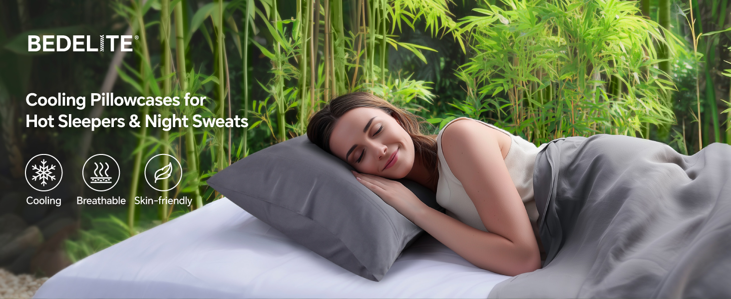 cooling pillow cases for hot sleepers