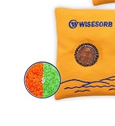 Wisesorb 200G x 3PCS Rechargeable Desiccant Packs for Storage, Reusable Gun Safe Dehumidifier Bag...