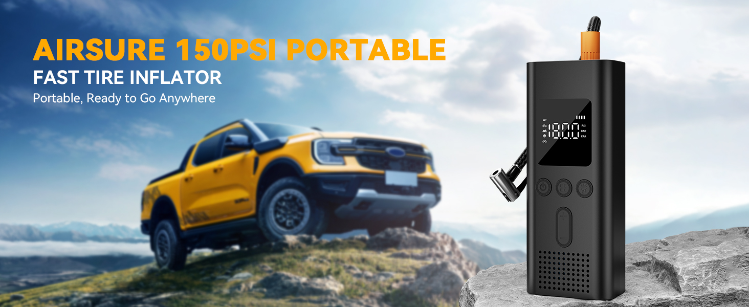 portable car tire inflator