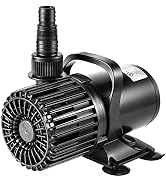 VIVOSUN 1600 GPH Submersible Water Pump, 100W Pond Pump, Ultra Quiet Aquarium Pump with 15FT. Lif...