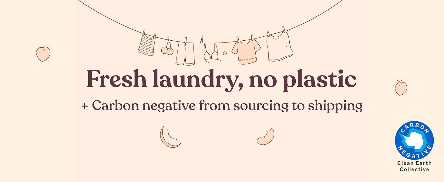 Fresh laundry, no plastic