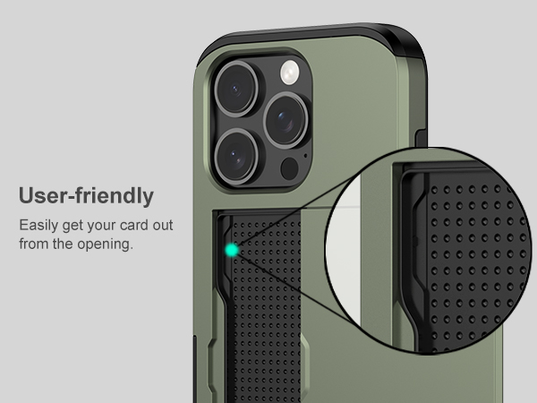 for iphone 16 pro card holder case