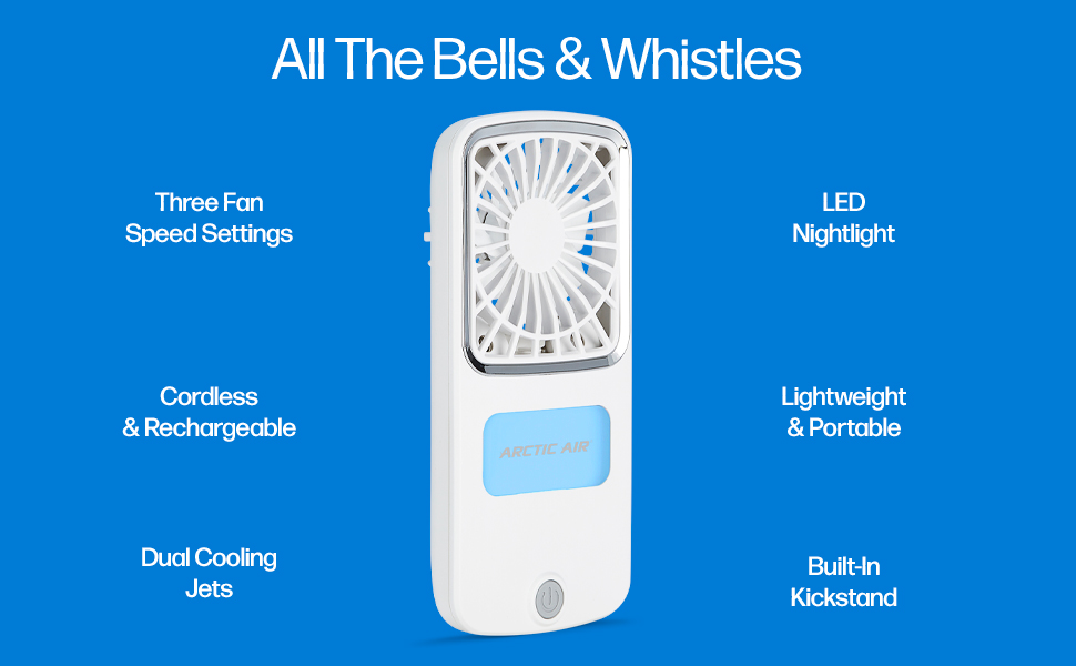 3-speed, LED Nightlight, Kickstand