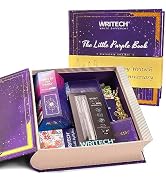 WRITECH Gel Pen Highlighter Journaling: Premium Little Purple Book with Fine Point Retractable Ge...