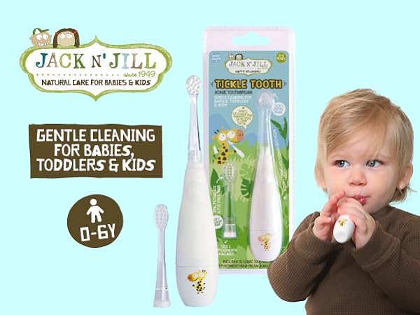 jack n jill tickle toothbrush for babies toddlers kids