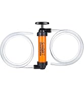 SMART JERRY - Siphon Pump for Gasoline, Fluid Transfer Pump Automotive, RV Antifreeze Pump Kit, O...