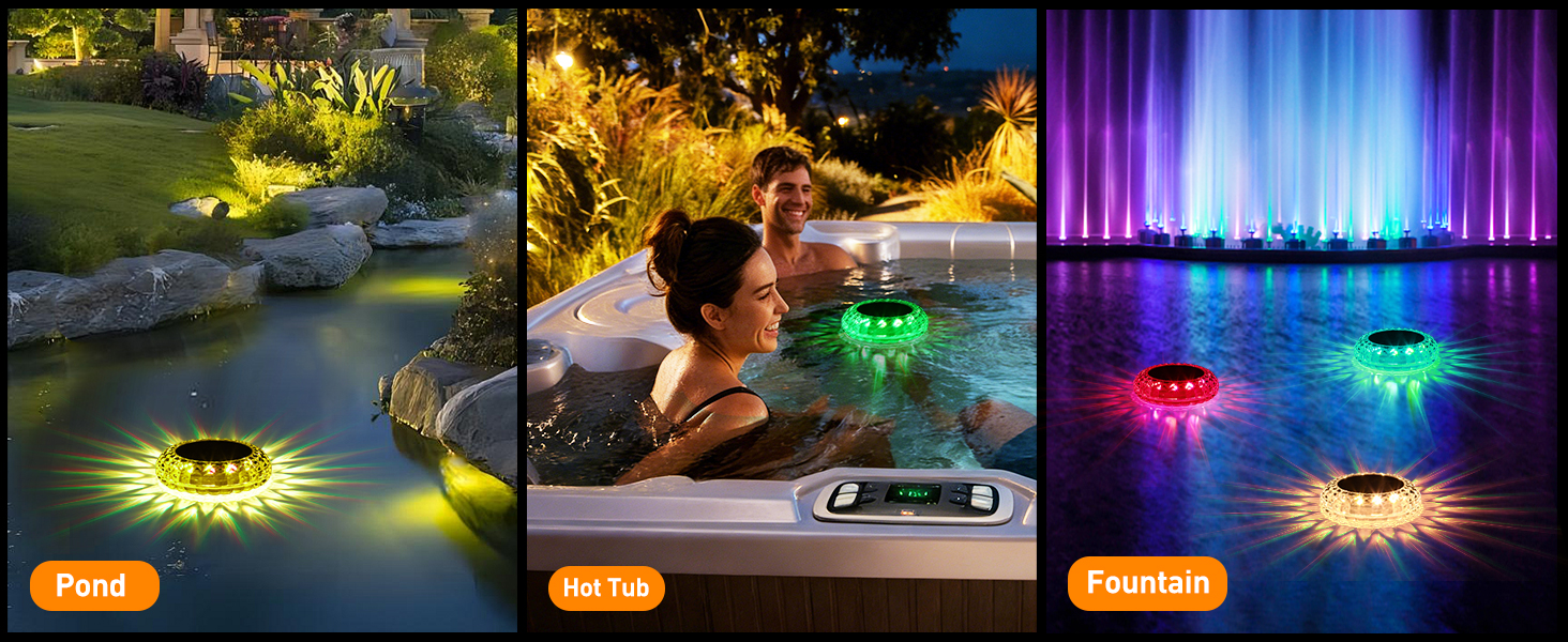 floating pool lights