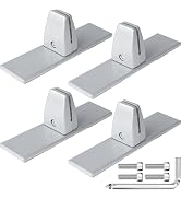 4 Packs Sneeze Guard Clamp Bracket , Sneeze Guard Shield Base for Countertop, Stick On Heavy Duty...