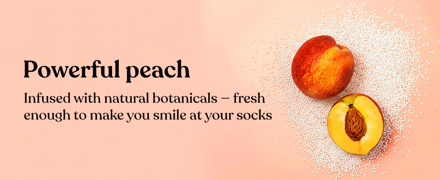 Peach scent booster with natural botanicals