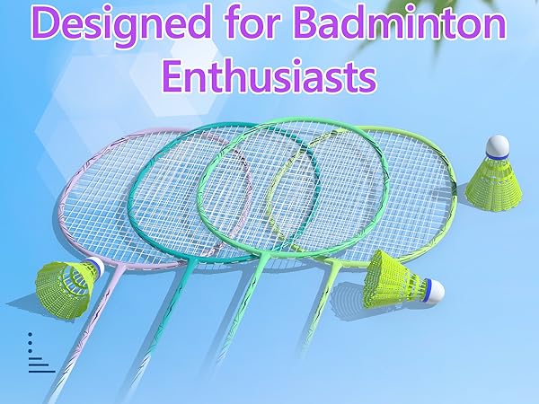 4 packs Badminton racket