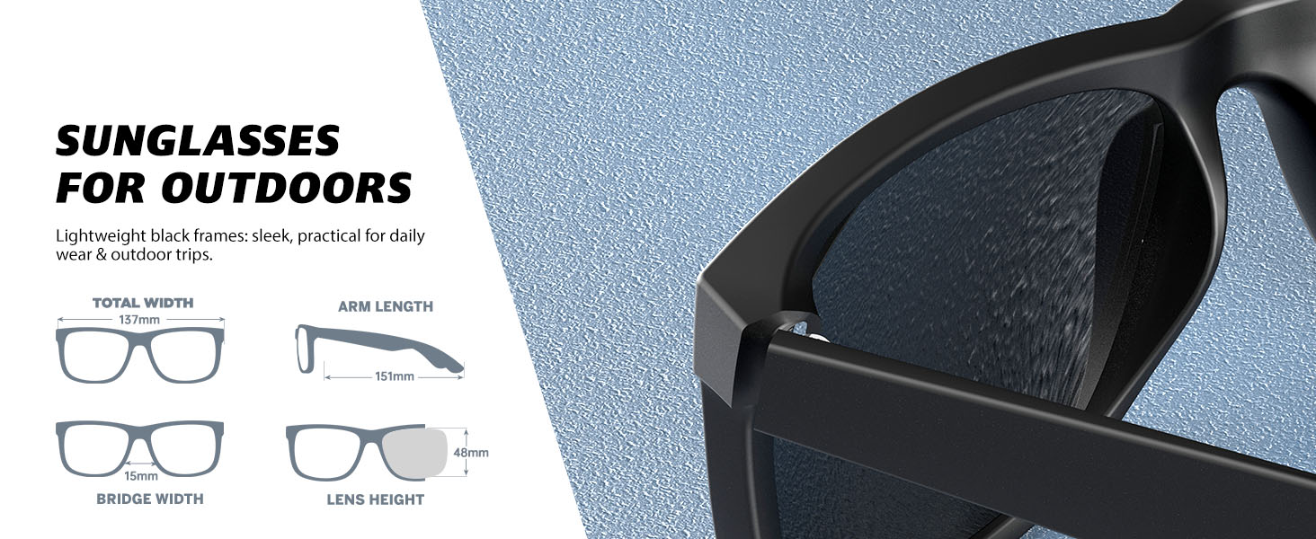 SUNGLASSES FOR OUTDOORS