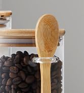 Glass Sugar Container with Spoon
