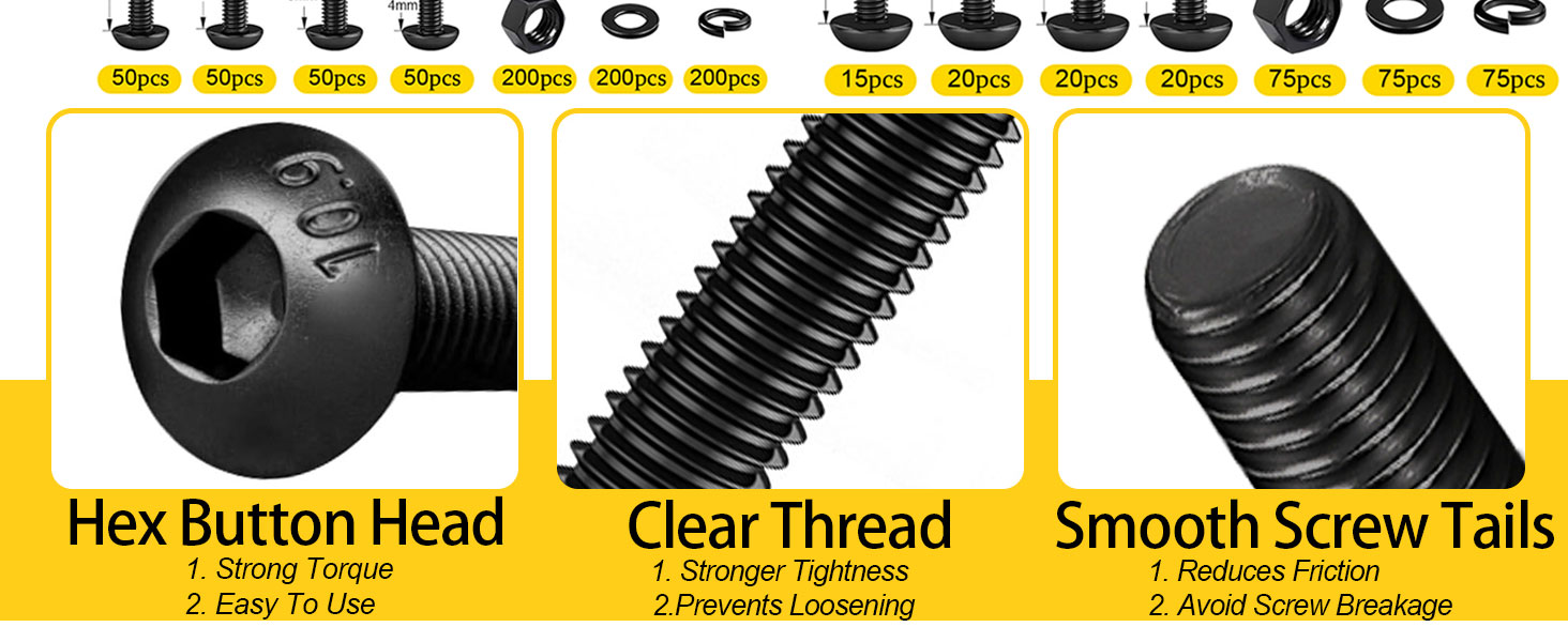 m5 screws detail