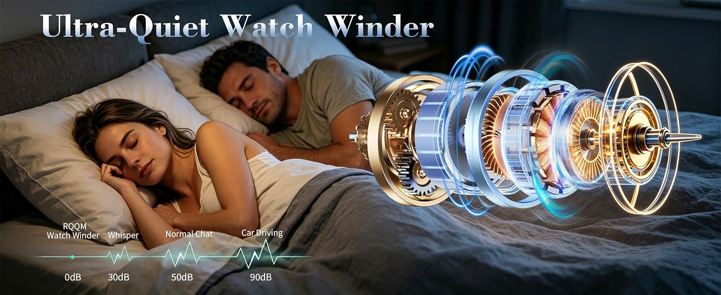 watch winders watch storage organizer watch winding case compact watch winder quiet watch winder