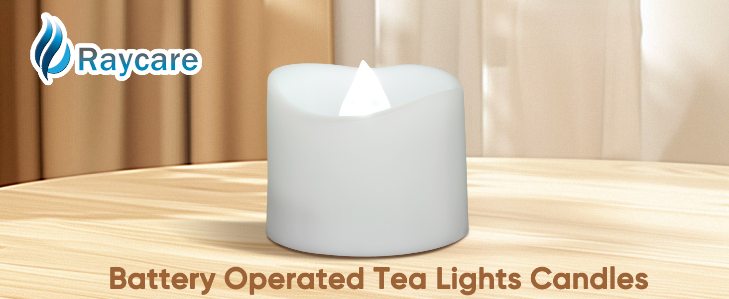 battery operated tea lights candles