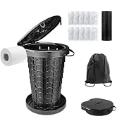 Upgrade Retractable Portable Toilet for Adults - 18.6