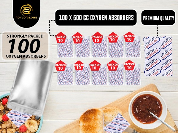 oxygen absorbers for food storage, resealable mylar bags, mylar bags with oxygen absorbers