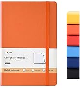 SUIN Hardcover-Journal-Notebooks, A5 Lined Journals Notebook for Writing 200 Pages, 8.2 x 5.5 inc...