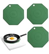 Silicone Induction Cooktop Mat (9.25inches) – Heat-Resistant & Scratch Protector for Magnetic Sto...