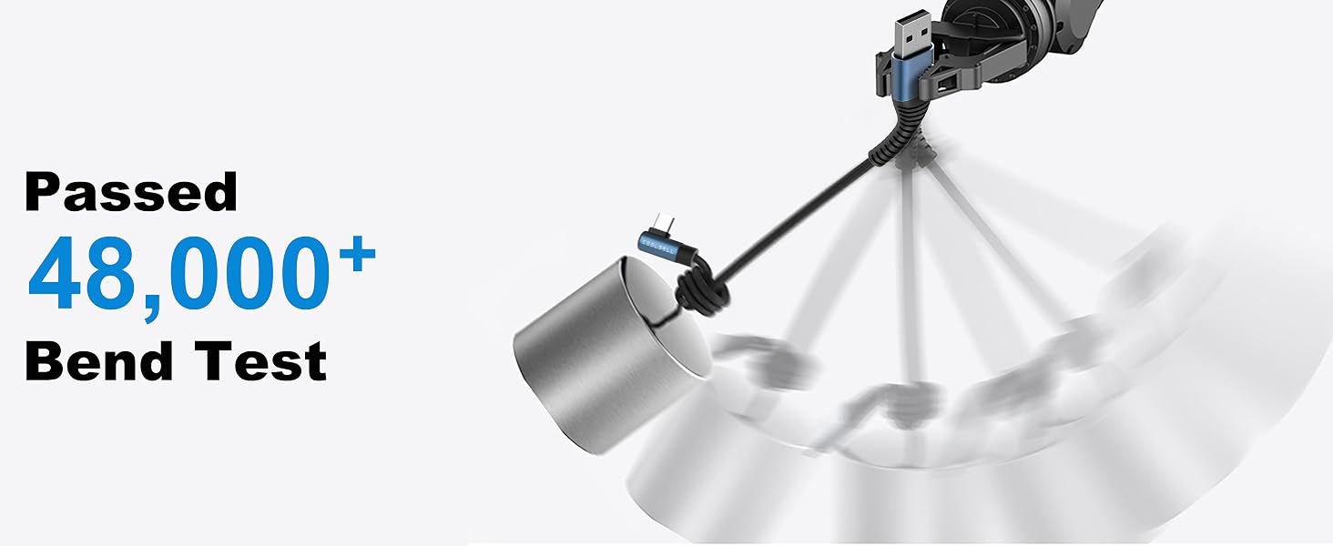 usb c right angle cable short