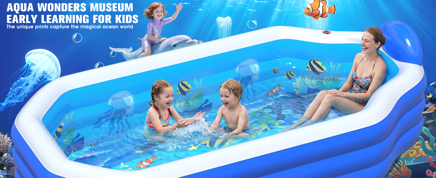 large inflatable swimming pool