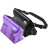 HEETA 2-Pack Waterproof Pouch with Waist Strap, Screen Touchable Dry Bag with Adjustable Belt for...