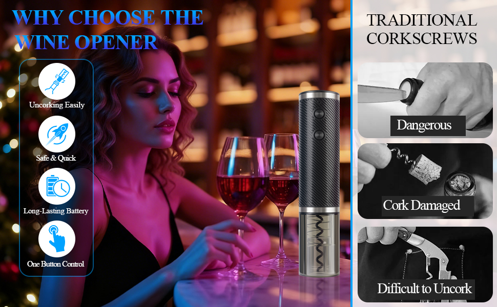Electronic House Warming Gifts Stopper Ideas Destapador De Vino Electrico Air Pump Box Pour