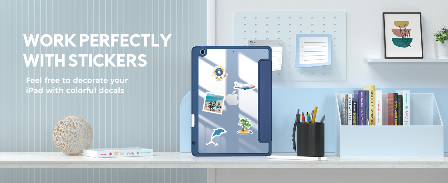 work with stickers