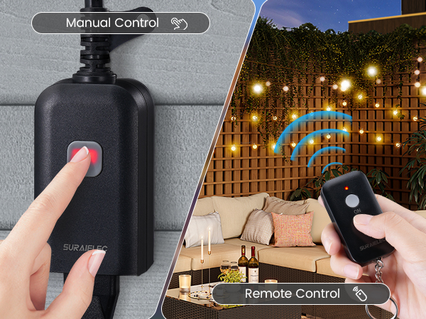 Outdoor Remote Control Outlet