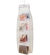 AARAINBOW 1 Pack Hanging Handbag Purse Organizer for Closet, Hand Bag Organizer Holder 8 Pockets,...
