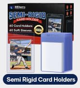 60 Semi Rigid Card Holders & 60 Soft Sleeves Set, Compatible with PSA, BGS, SGC, CSG Grading Subm...