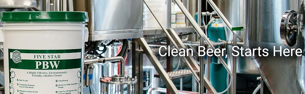 Clean Beer Starts Here Five Star