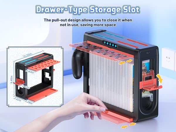 Drawer-Type Storage Slot