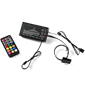 FormulaMod Sync Controller for ARGB (5v 3-Pin) Lighting & Fan (2510-4-Pin) Power/PWM, Multifuncti...