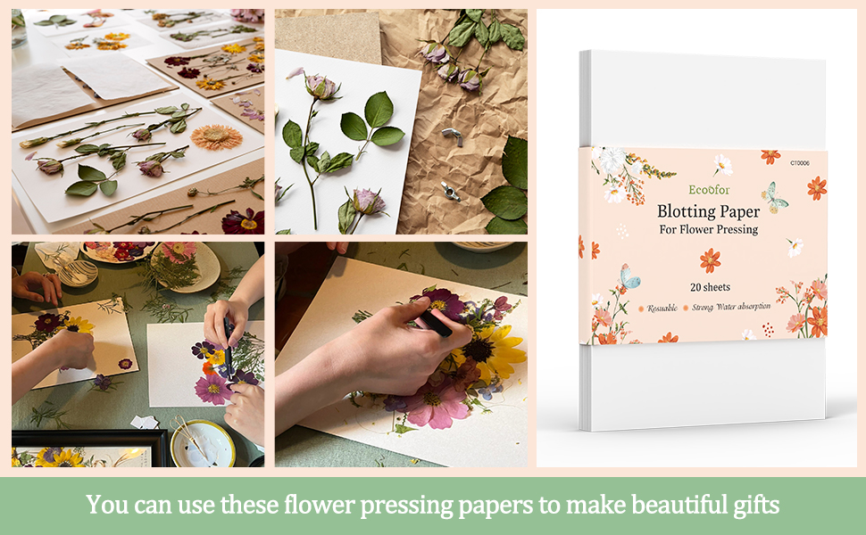 Blotting Paper for Flower Pressing