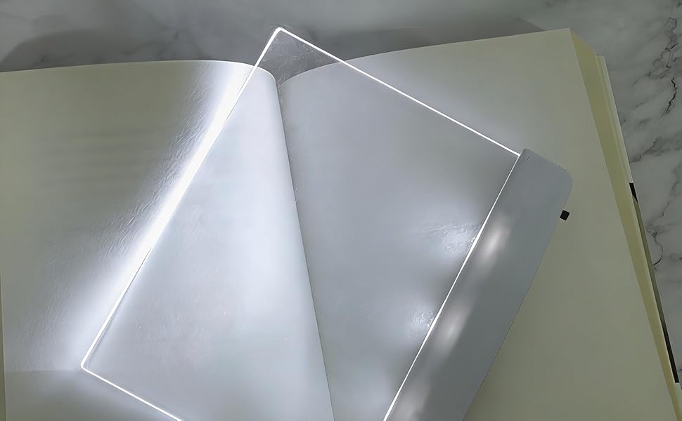 Edge-Lit Technology: Illuminates the entire page evenly without hot spots