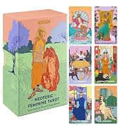 Wyspell Feminine Tarot Deck – Borderless Tarot Cards with Guide Book for Beginners – Beginner Pla...