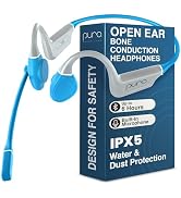 Puro Sound Labs PuroFlex Kids Bone Conduction Headphones – Bluetooth 5.3 Wireless, Volume Limited...