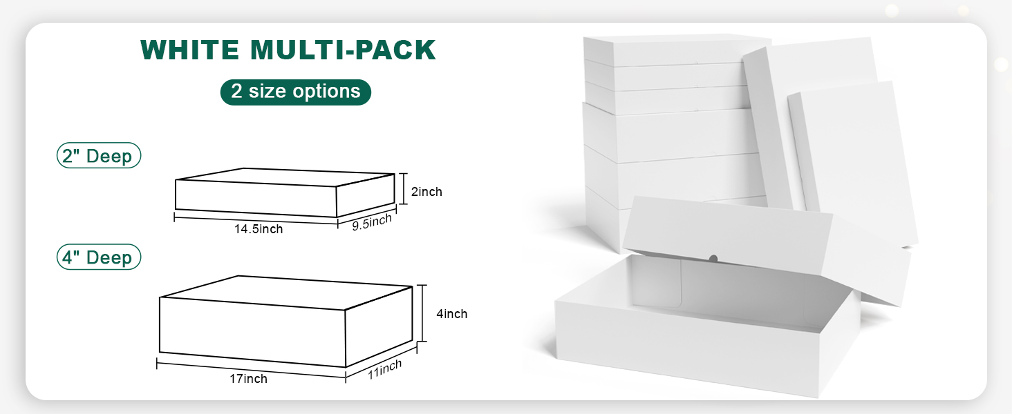 gift boxes with lids for presents