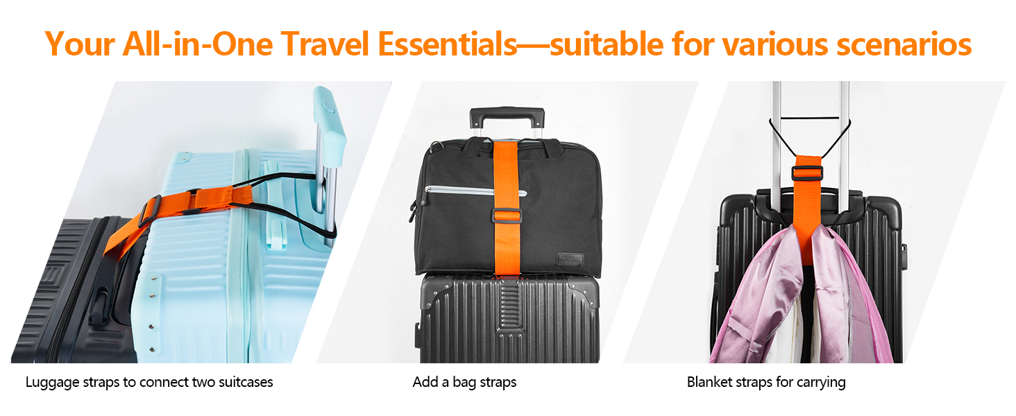 Persenal bag secured to your luggage handle, free up your hands