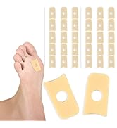 30 Count U-Shaped Corn Cushions for Feet, Self-Stick Adhesive Foot Care Cushions to Pad and Prote...