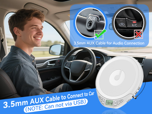 portable cd player chargeable