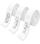 XenGro Label Tape 3PCS, Self-Adhesive Thermal Labels Refill Paper Roll for XenGro AH-P05 Mini Lab...