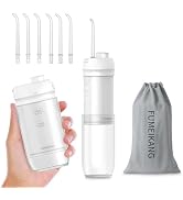 FUMEIKANG Water Flosser for Teeth Rechargeable Oral Irrigator Water Teeth Portable Collapsible fo...