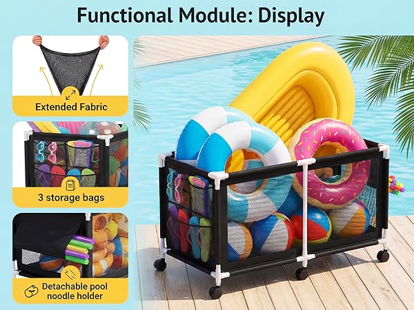 Pool Storage Bin