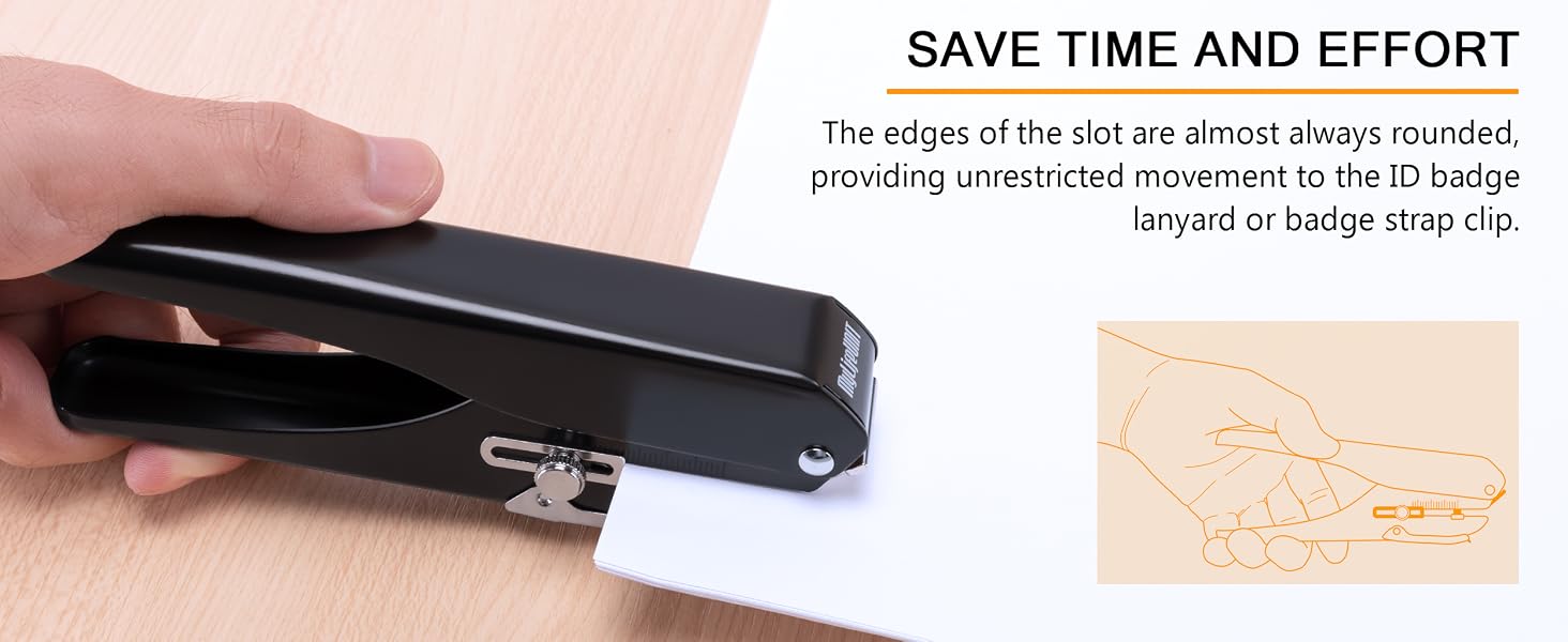 Slot Puncher, Badge Hole Punch for Id Card