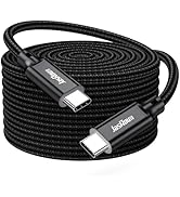 JasRoum 15 FT USB C Cable Extra Long, 140W PD Fast Charging USBC to USB-C Charger Cord 480Mbps Da...
