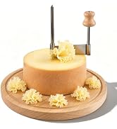 Lydesy Cheese Curler Wheel - Girolle Cheese Shaver for Tête de Moine Cheese, Chocolate and Butter...