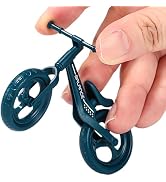 GOUDOGEDC Mini Finger Mountain Bike, Desktop Decoration Cycling Figure, Random Colour, Small Moun...